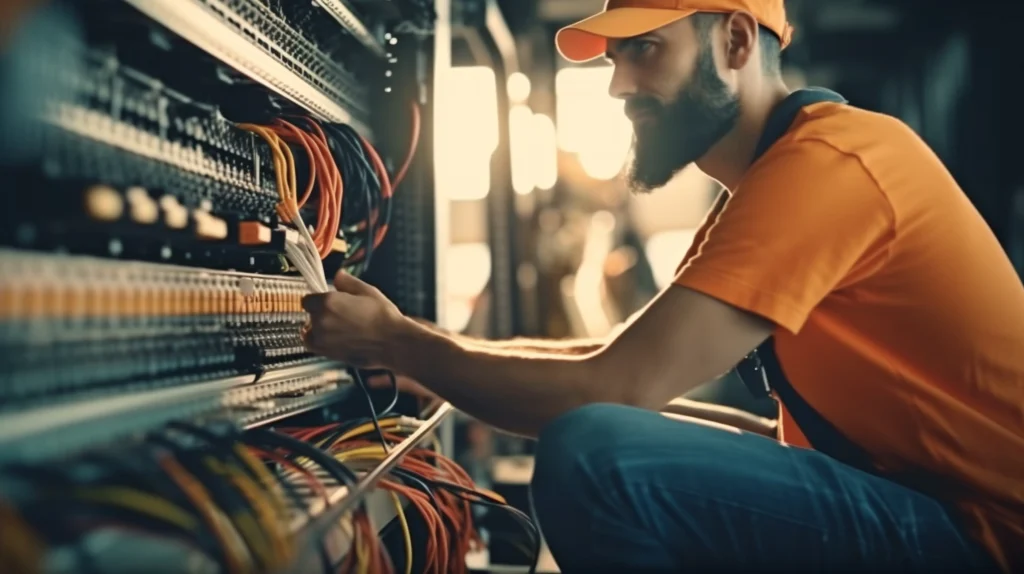 generative-ai-engineer-who-connects-fibre-optic-connections